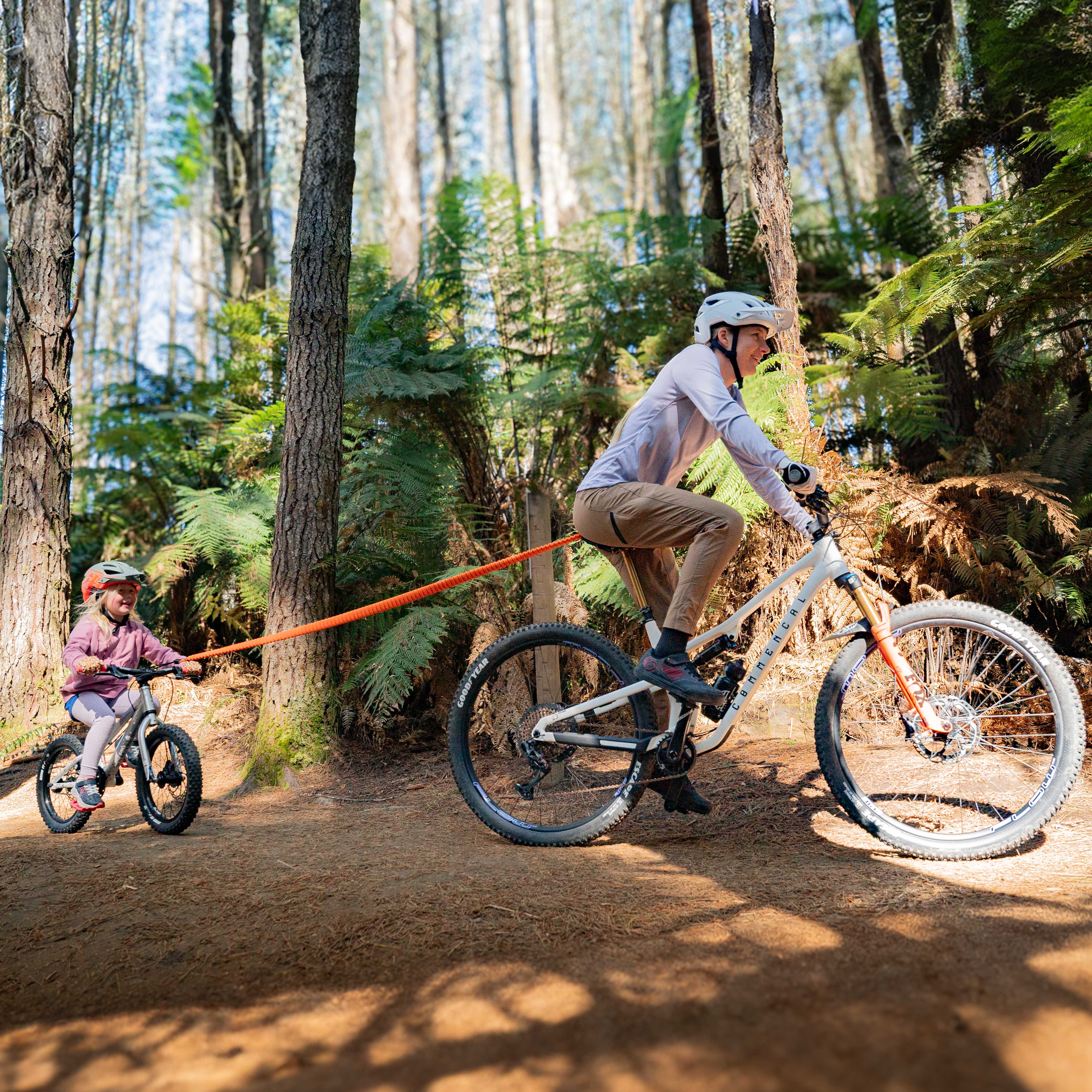 Towing kids clearance bike