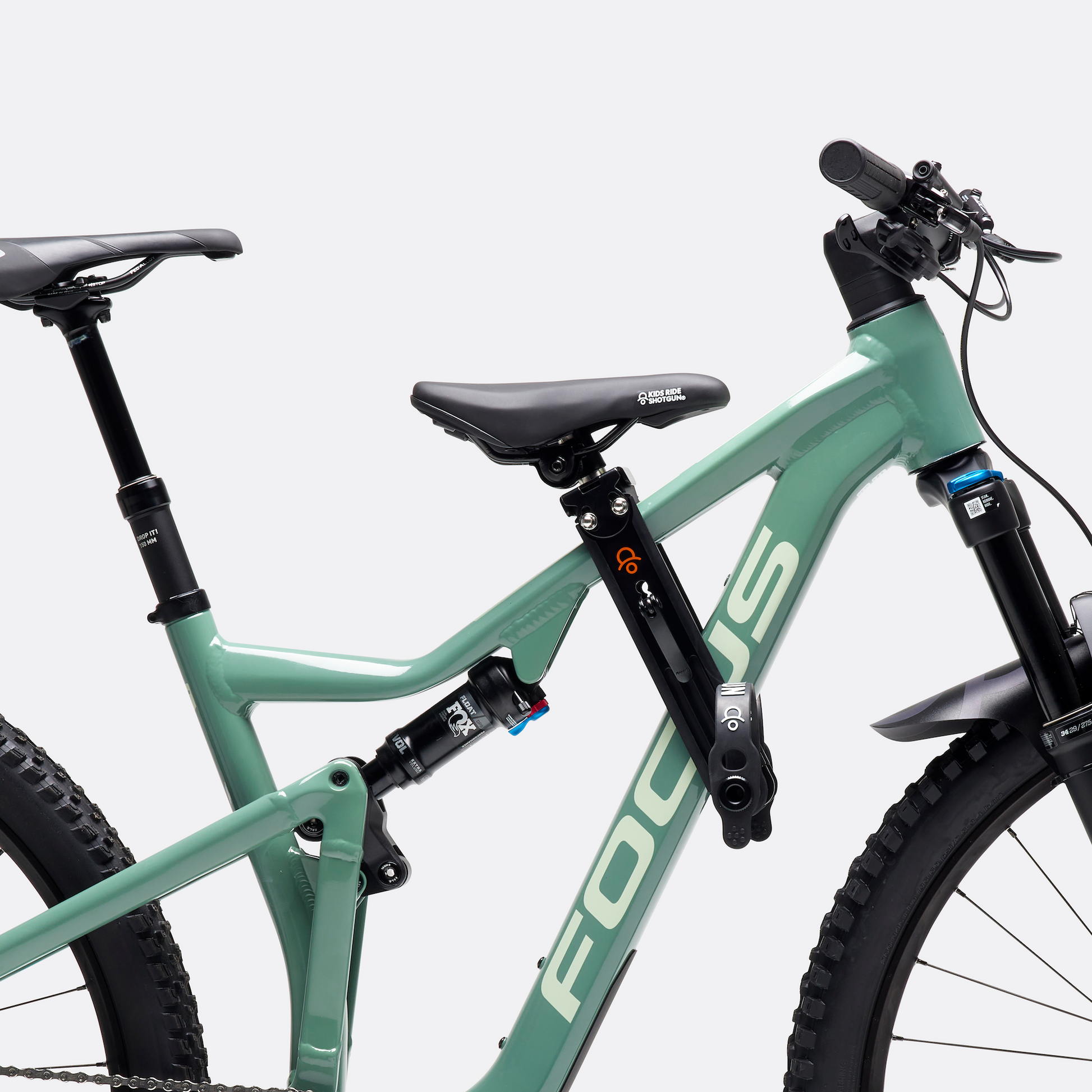 Top tube hot sale child seat