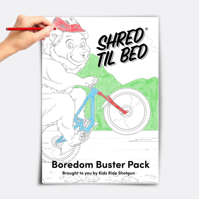 Shred Til Bed – Free Boredom Buster Printables